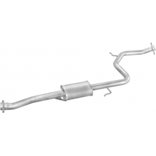 Резонатор Мазда 323 (Mazda 323) 1.8i 16V kat 94-95 HB/Coupe (12.68) Polmostrow алюминизированный