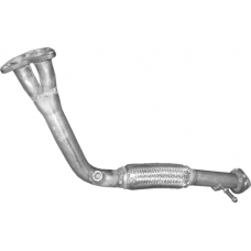 Труба приемная Митсубиси Паджеро (Mitsubishi Pajero) (14.07) 1.8/2.0 99-07 Polmostrow алюминизированная