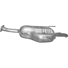 Глушитель Опель Астра Г (Opel Astra G) 2.0/2.2 турбо дизель Kombi 03/02-03 (17.315) Polmostrow алюминизированный