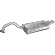 Глушник Крайслер Себринг (Chrysler Sebring) 2.5 95-00 (45.21) Polmostrow алюмінізований
