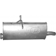 Глушитель Ситроен Берлинго (Citroen Berlingo)/ Пежо Партнер (Peugeot Partner) 1.6 HDi/2.0 HDi 2002-2008 (04.132) Polmostrow алюминизированный