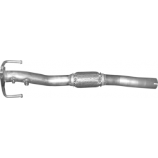 Труба средняя Опель Корса Д (Opel Corsa D) 1.3 CTDi 2006-2010  (17.346) Polmostrow алюминизированная