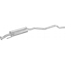 Резонатор Опель Астра (Opel Astra) 1.7D/TD 92-98 (17.86) Polmostrow алюмінізований