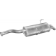 Глушитель Пежо 607 (Peugeot 607) 2.0HDI/2.2HDI TD седан 1999-2006 (19.504) Polmostrow алюминизированный