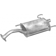 Глушник Тойота Королла Е80 (Toyota Corolla Е80) 1.3/1.6 хетчбек 1983-1987 (26.98) Polmostrow алюмінізований