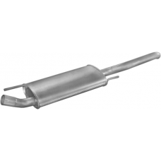 Глушник Фольксваген Гольф 3 (Volkswagen Golf III) 1.6/1.8/2.0/1.9TD универсал 1993-1999 (30.89) Polmostrow алюмінізований