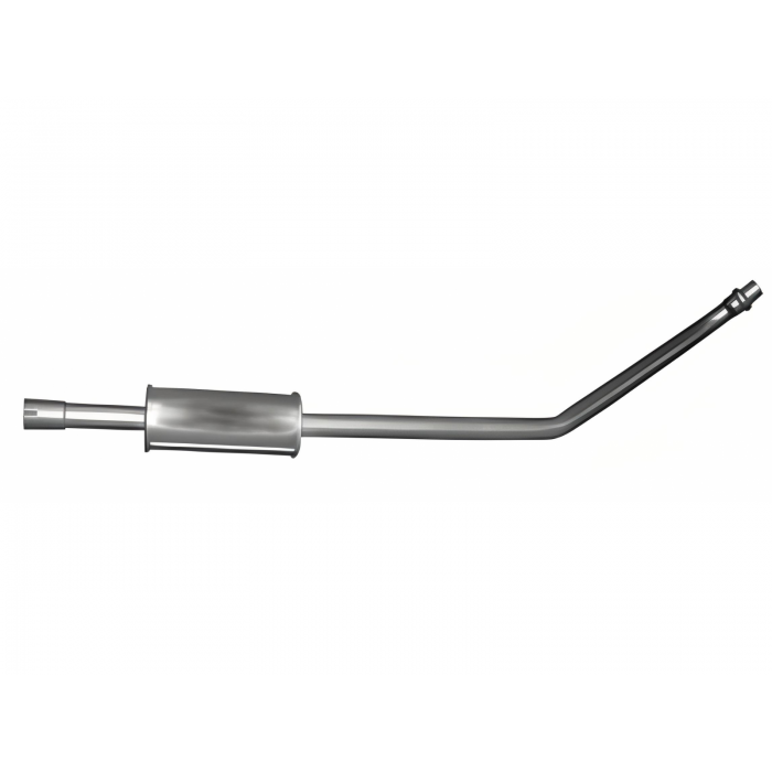 Резонатор Тойота Старлет (Toyota Starlet) 1.3i 16V (26.161) Polmostrow алюмінізований