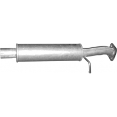 Резонатор Хюндай Санта Фе (Hyundai Santa Fe) 00-06 2.0D (10.11) Polmostrow алюмінізований