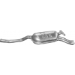 Глушник Мерседес В124 (Mercedes W124) 85-93 300D 3.0 дизель,седан (13.20) Polmostrow алюмінізований