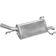 Глушник Опель Корса С (Opel Corsa С) 1.0i 12V 2000-2006 (17.531) Polmostrow алюмінізований