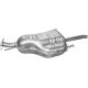 Глушник Опель Астра Г (Opel Astra G) 1.8i -16V/2.0i -16V sedan 1998-2004 (17.612) Polmostrow алюмінізований