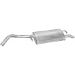 Глушник Форд Ескорт (Ford Escort) 1.6i-16V універсал 1995-2001 (08.128) Polmostrow алюмінізований