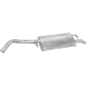 Глушник Форд Ескорт (Ford Escort) 1.6i-16V універсал 1995-2001 (08.128) Polmostrow алюмінізований