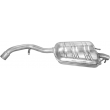 Глушник Форд Ескорт (Ford Escort) 1.8/2.0 16V kat 1991-1995 (08.130) Polmostrow алюмінізований