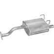 Глушник Хонда Цивік 6 (Honda Civic 6) 1.4 16V хетчбек 1996-2001 3D kat (09.56) Polmostrow алюмінізований