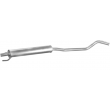 Резонатор Опель Корса (Opel Corsa) 1.0i 12V 2000-2006 (17.533) Polmostrow алюмінізований