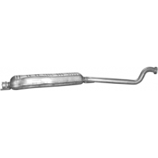 Резонатор Опель Астра Г (Opel Astra G) 2.0i-16V Turbo Hatchback, Kombi, coupe 00-04 (17.608) Polmostrow алюминизированный