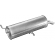Глушник Пежо 307/ситроен С4 (Peugeot 307/citroen C4) 1.4/1.6i-16V хетчбек 2001-2008 (19.204) Polmostrow алюмінізований