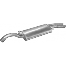 Глушитель Фольксваген Гольф 2 (Volkswagen Golf II) 1.8 GTi 1984-1991 (30.76) Polmostrow алюминизированный