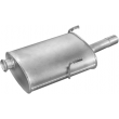 Глушник Пежо 406 (Peugeot 406) 2.0i 16V Combi 1996-2003 (19.193) Polmostrow алюмінізований