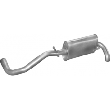 Глушник Сеат Ароса (Seat Arosa) 1.4 TDi, 1.7 SDI/Фольксваген Лупо (Volkswagen Lupo) 1.4 TDi, 1.7 SDI 97-05 (23.70) Polmostrow алюмінізований