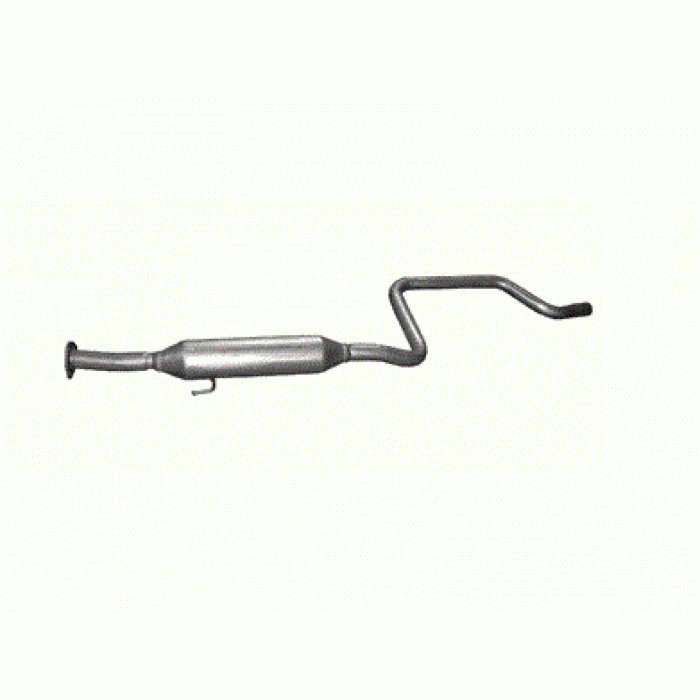 Резонатор Хонда Аккорд (Honda Accord) 2.2 D KOMBI 11/2003 - 5/2008 (09.35) Polmostrow алюмінізований