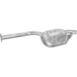 Резонатор Мерседес W124/T124 (Mercedes W124/T124) 2.5/3.0 TD 89-96 (13.39) Polmostrow алюмінізований