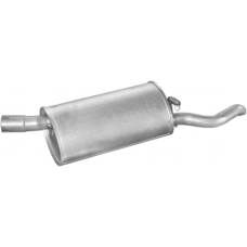 Глушник Опель Корса А (Opel Corsa A) 1.4 бензин 90-93 (17.10) Polmostrow алюмінізований