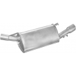 Глушник Опель Тигра (Opel Tigra) 1.4i; 1.6i -16V kat 94-97 (17.265) Polmostrow алюмінізований