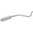 Резонатор Пежо 306 (Peugeot 306) 1.4-1.8/1.9D 3/5D 93- (19.58) Polmostrow алюмінізований