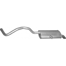 Глушник Рено Гранд Сценик 2 (Renault Grand Scenic II) 1.5D/1.9D/2.0D/2.0 16V 2002 - (21.55) Polmostrow алюмінізований