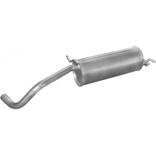 Глушитель Шкода Фабия (Skoda Fabia) 1.4 хэтчбек 2000-2003 (24.44) Polmostrow алюминизированный