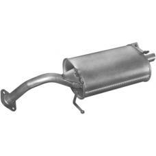 Глушник Тойота Королла E90 (Toyota Corolla E90) 1.3 -12V 3D kat 1987-1992 (26.101) Polmostrow алюмінізований