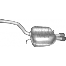 Глушитель Фольксваген Пассат Б6 (Volkswagen Passat B6) 2.0 TFSi 2005-2010 200HP (30.105) Polmostrow алюминизированный