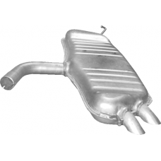 Глушник Фольксваген Туран (Volkswagen Touran) 1.9 TDi 2005-2010 (30.148) Polmostrow алюмінізований