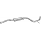 Резонатор Форд Ескорт (Ford Escort) 1.8 TD 1993-2001 (08.147) Polmostrow алюмінізований