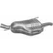 Глушник Опель Зафіра А (Opel Zafira A) 2.0/2.2 DTi TD 2003-2005 (17.322) Polmostrow алюмінізований