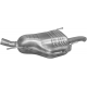 Глушник Опель Зафіра А (Opel Zafira A) 2.0/2.2 DTi TD 2003-2005 (17.322) Polmostrow алюмінізований