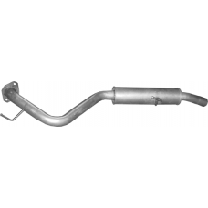 Резонатор Опель Фронтера Б (Opel Frontera В) 3.2 V6 98- (17.641) Polmostrow алюмінізований