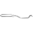 Резонатор (середній глушник) Опель Сігнум/Вектра С (Opel Signum/Vectra C) 2.0/turbo/2.2/3.2/2.0DTi/2.2DTi/3.0CDTI 2003 - (17.72) Polmostrow алюмінізований