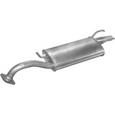 Глушник Тойота Королла (Toyota Corolla) 1.8D 83-87 (26.146) Polmostrow алюмінізований