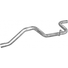 Труба конечная Форд Транзит (Ford Transit) короткая база 1991-1994 2.5D 80/100S/115/120/150S (08.521) Polmostrow алюминизированная