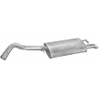 Глушник Форд Ескорт (Ford Escort) 1.8TD седан 1996-2000 (08.590) Polmostrow алюмінізований