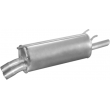 Глушник Опель Омега Б (Opel Omega B) 2.5/3.0/3.2 V6 універсал kat 1994-2000 (17.237) Polmostrow алюмінізований