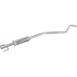 Резонатор середній Опель Астра Г (Opel Astra G) 1.2i -16V 1998-2004 (17.308) Polmostrow алюмінізований