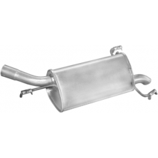 Глушитель Опель Корса С (Opel Corsa C) 1.7Di; 1.7DTi Турбо дизель 2000-2003 (17.532) Polmostrow алюминизированный