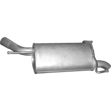 Глушитель Опель Корса С (Opel Corsa С) 1.7 CDTi Turbo Diesel Hatchback 2003-2006 (17.544) Polmostrow алюминизированный