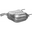 Глушник Опель Вектра С (Opel Vectra C) 1.6i -16V/1.8i -16V хетчбек/седан 2002-2009 (17.615) Polmostrow алюмінізований