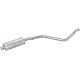 Резонатор Пежо 306 (Peugeot 306) 1.4/1.6/1.8 бензин/1.8/1.9 дизель 1994-2002 (19.60) Polmostrow алюмінізований